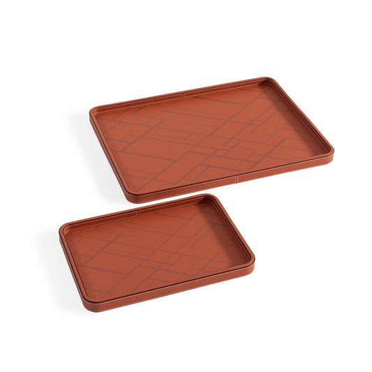 Bentley Home Bexley trays basketball orange