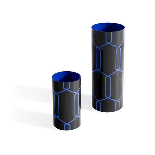 Bugatti Home Noveau vases black blue